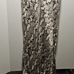 Snake Print Women's Skirt